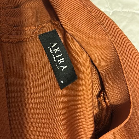 Sharp Bodycon Dress, Rust/Orange - Picture 3 of 5